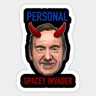 PERSONAL SPACEY INVADER Sticker